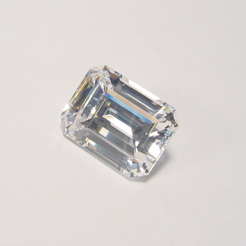 Cubic Zirconia 나석 Loose Stone Classic Emerald step Cut 16x12mm