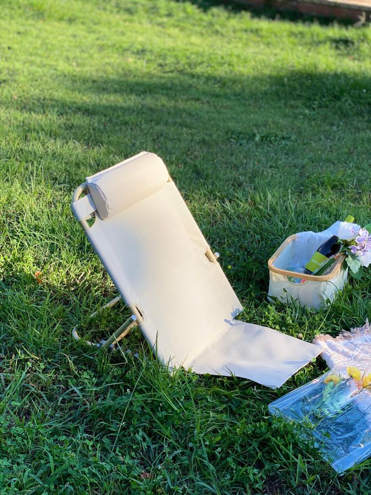 캠핑 좌식 체어 피크닉 페스티벌 의자 소형