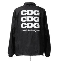 꼼데가르송 CDG 백 로고 코치 자켓 2 블랙 SZ-J004
