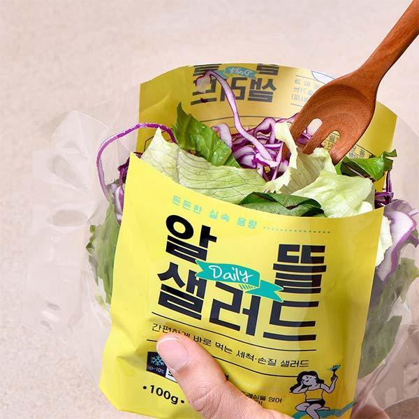 1am 3번 씻은 알뜰 Daily  샐러드 옐로우 100g X 5팩 배달 식단 다이어트 정기구독