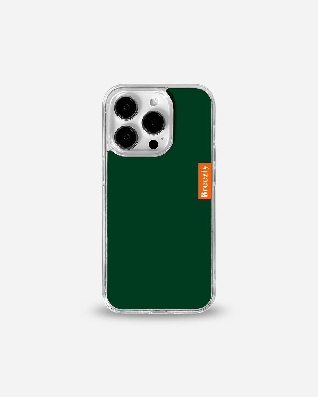 DEEP GREEN Vivid iPhone Case