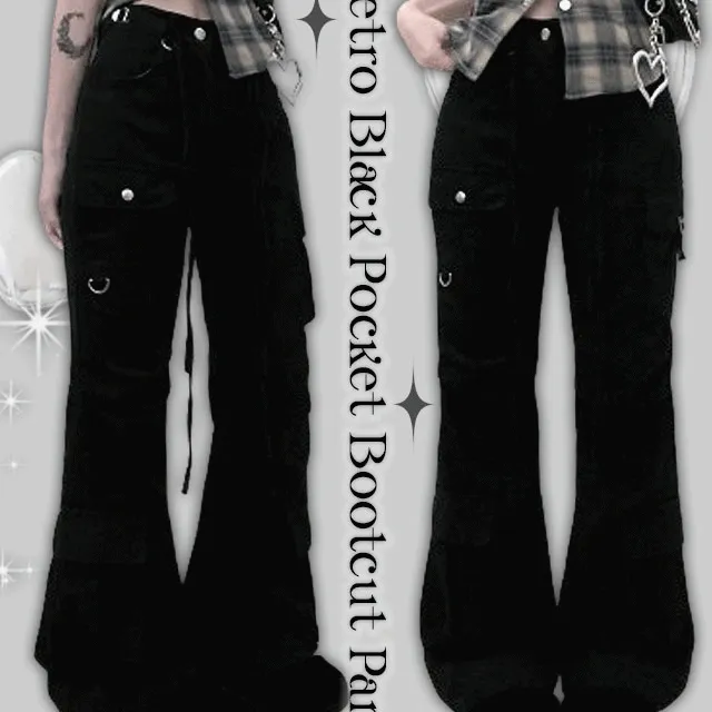 [S-XL/허리조절.유니크]스트릿포켓카고코튼부츠컷팬츠