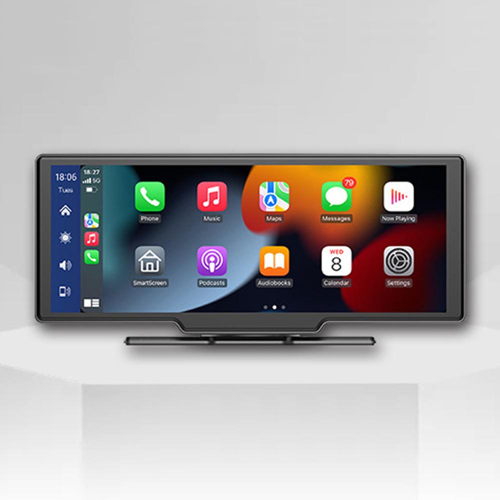 아이모 차량용 거치형 10.26인치 무선 카플레이 모니터 안드로이드 오토 내비게이션