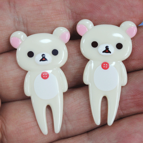 (일본)코리락쿠마 도시락픽 포크픽 (8Pset) 귀여운 도시락 데코 과일 반찬 꽂이