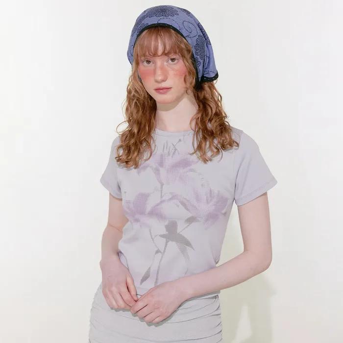 [2차]Lily T-Shirt (Gray)