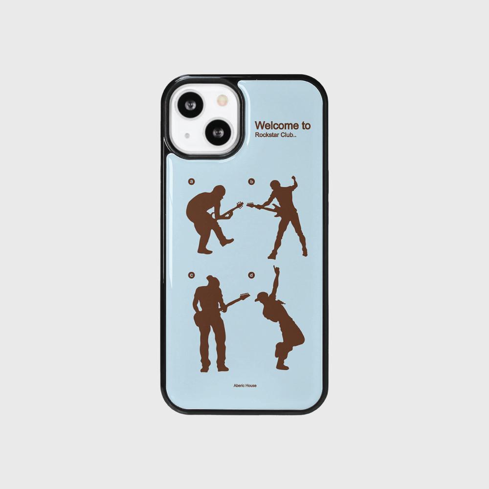 Welcome to Rockstar Club 에폭시 케이스 (Skyblue)