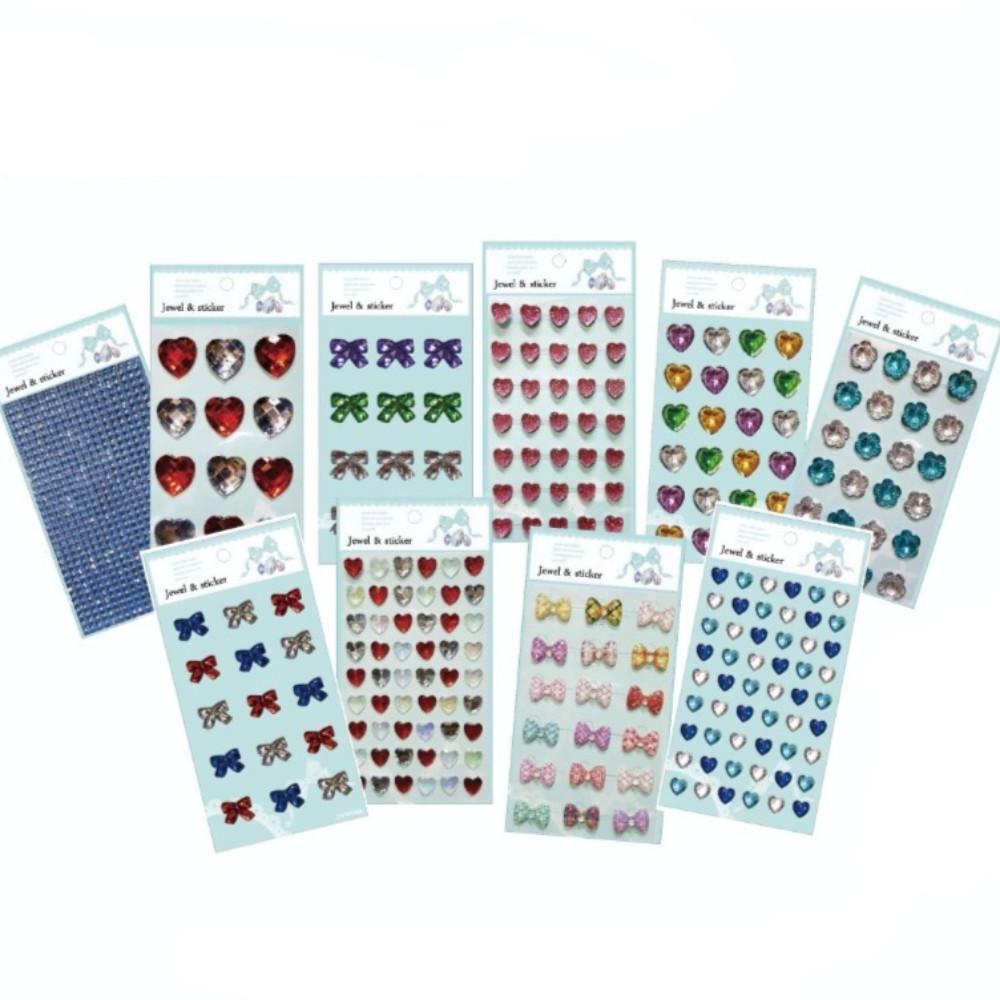 보석스티커 큐빅스티커 다꾸 다이어리꾸미기 주얼 스티커리테일