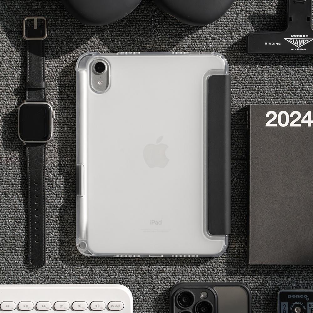 [스티커증정/리뉴얼] 아이패드 애플펜슬 수납 스마트커버 투명 케이스