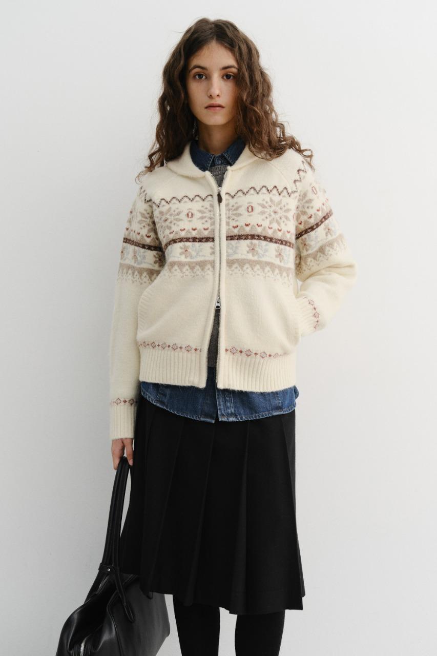 UNISEX COWICHAN CARDIGAN IVORY