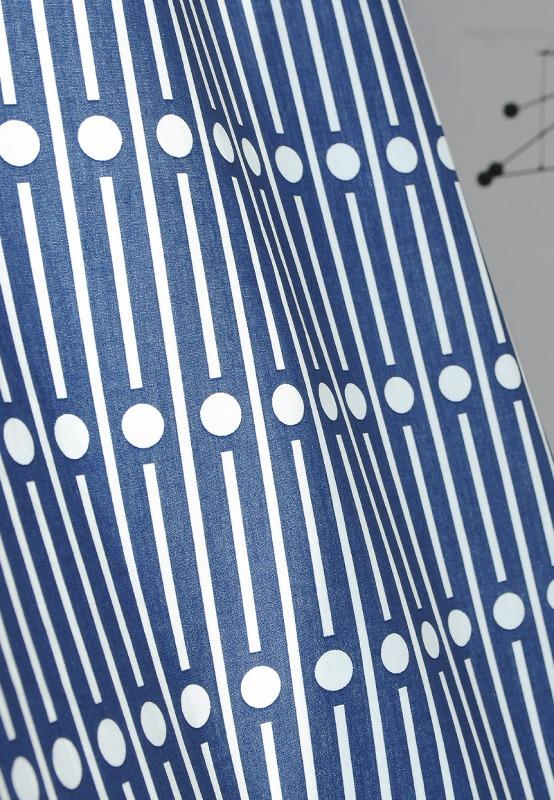 Miller Reverse Blue Curtain 밀러 리버스 블루 커튼
