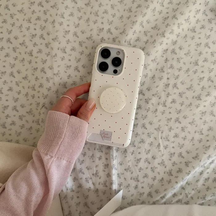 mini dot glow 디자인 [카드수납 폰케이스]