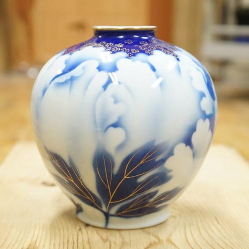 일본제 후카가와 세이지 화병