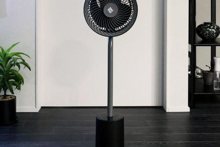 BLDC 리모컨 에어 써큘레이터 무소음 스탠드 선풍기 입체회전 LED 무드등
