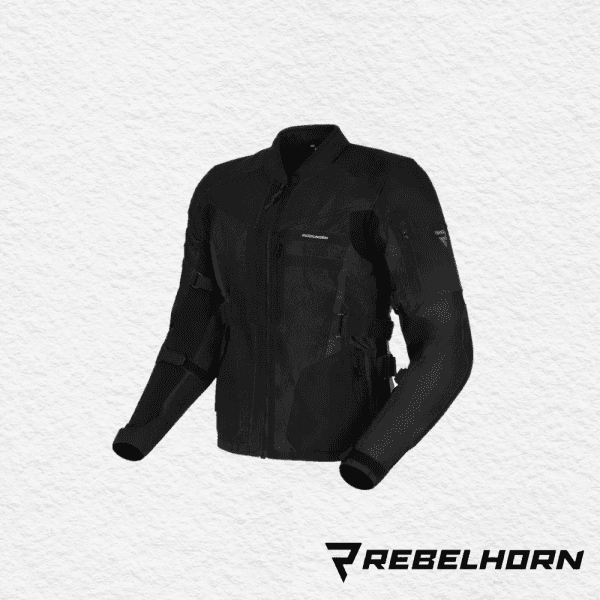 REBELHORN 레벨혼 여름용 투어링 자켓 SCANDAL BLACK