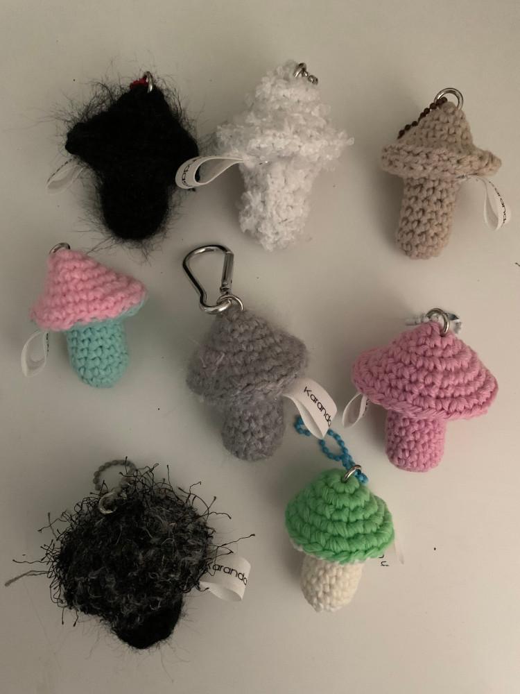 다쉬네 버섯 열쇠고리 _Mushroom handmade keyring