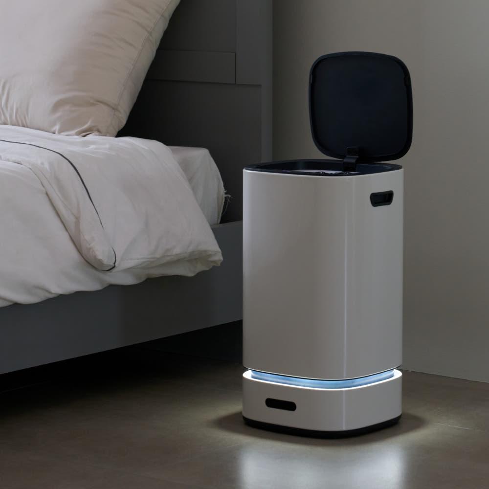 엘페코 오토실링 자동센서 휴지통 13L 봉투 자동장착 자동밀봉 쓰레기통 발센서