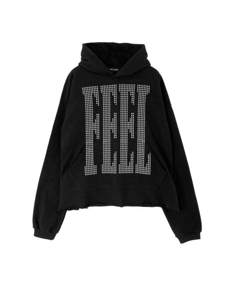 Feel star hoodie black