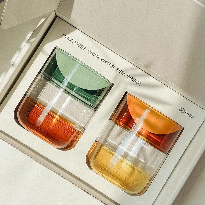 [EPOK 에포크] 라인 워터 글라스 유리잔  330ml