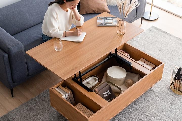 높이 조절! 거실 리프트업 쇼파테이블 5colors