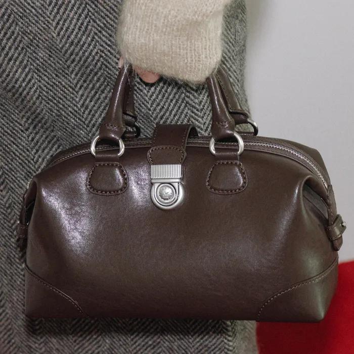 monde doctor tote bag Choco brown