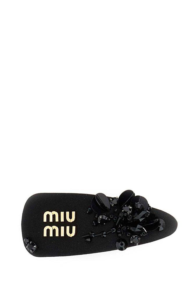 Miu Miu Logo-Lettering Hair Clip
