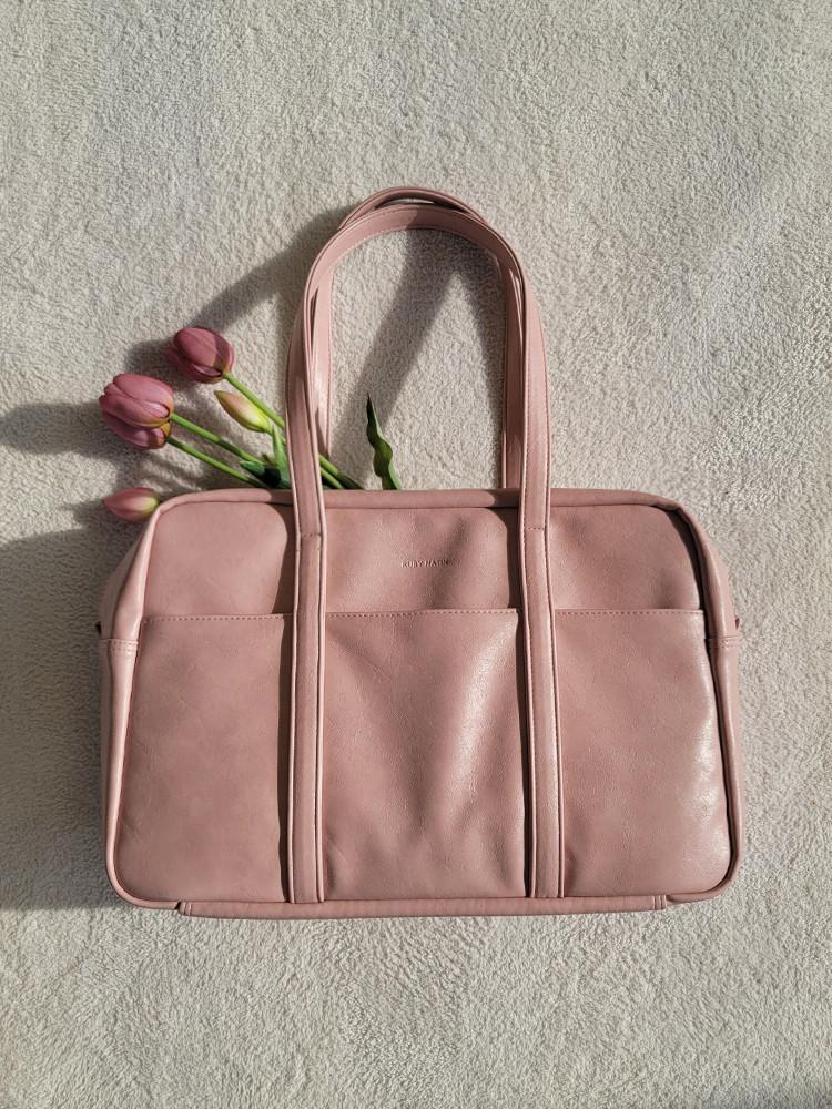 빈티지 데일리 빅 스퀘어 토트 숄더 쇼퍼백 아이패드 노트북 직장인 대학생 가방 10컬러