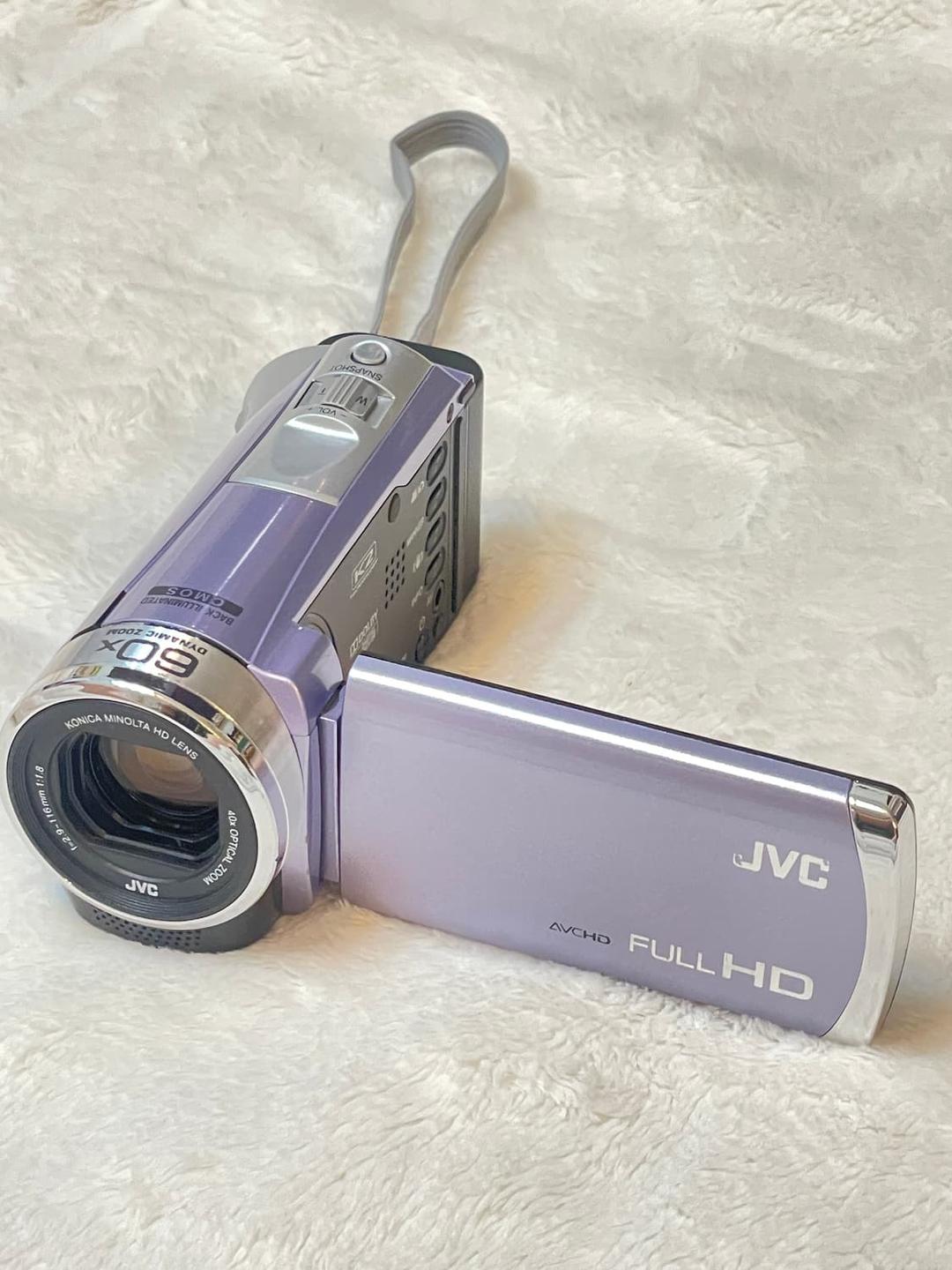 S급) JVC GZ - E310 연보라 빈티지캠코더   | 후루츠패밀리