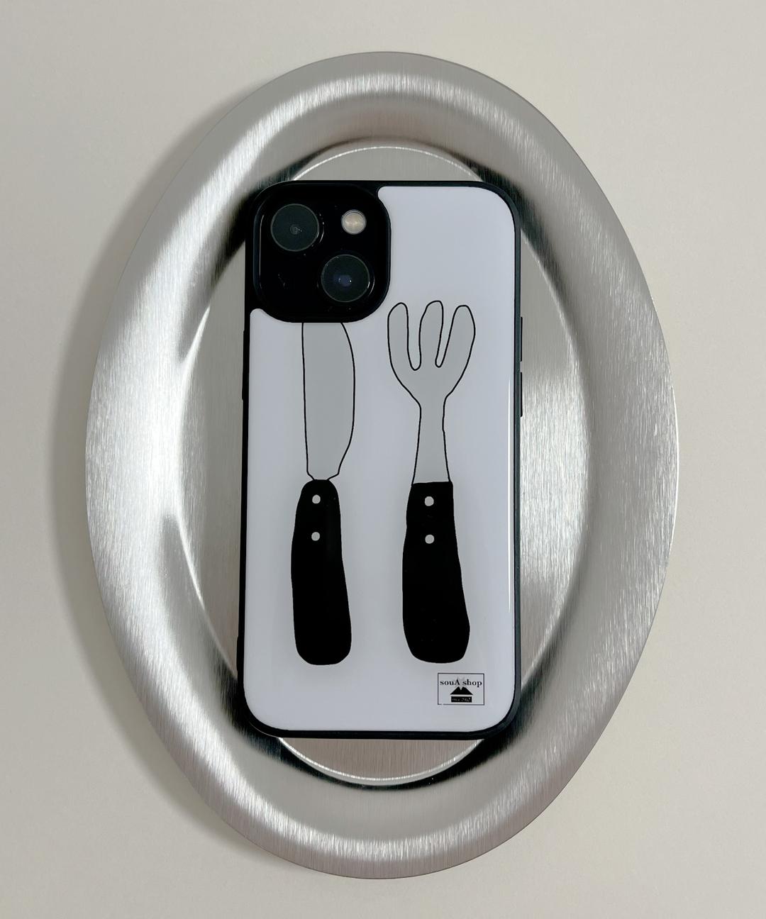 fork knife case (black)