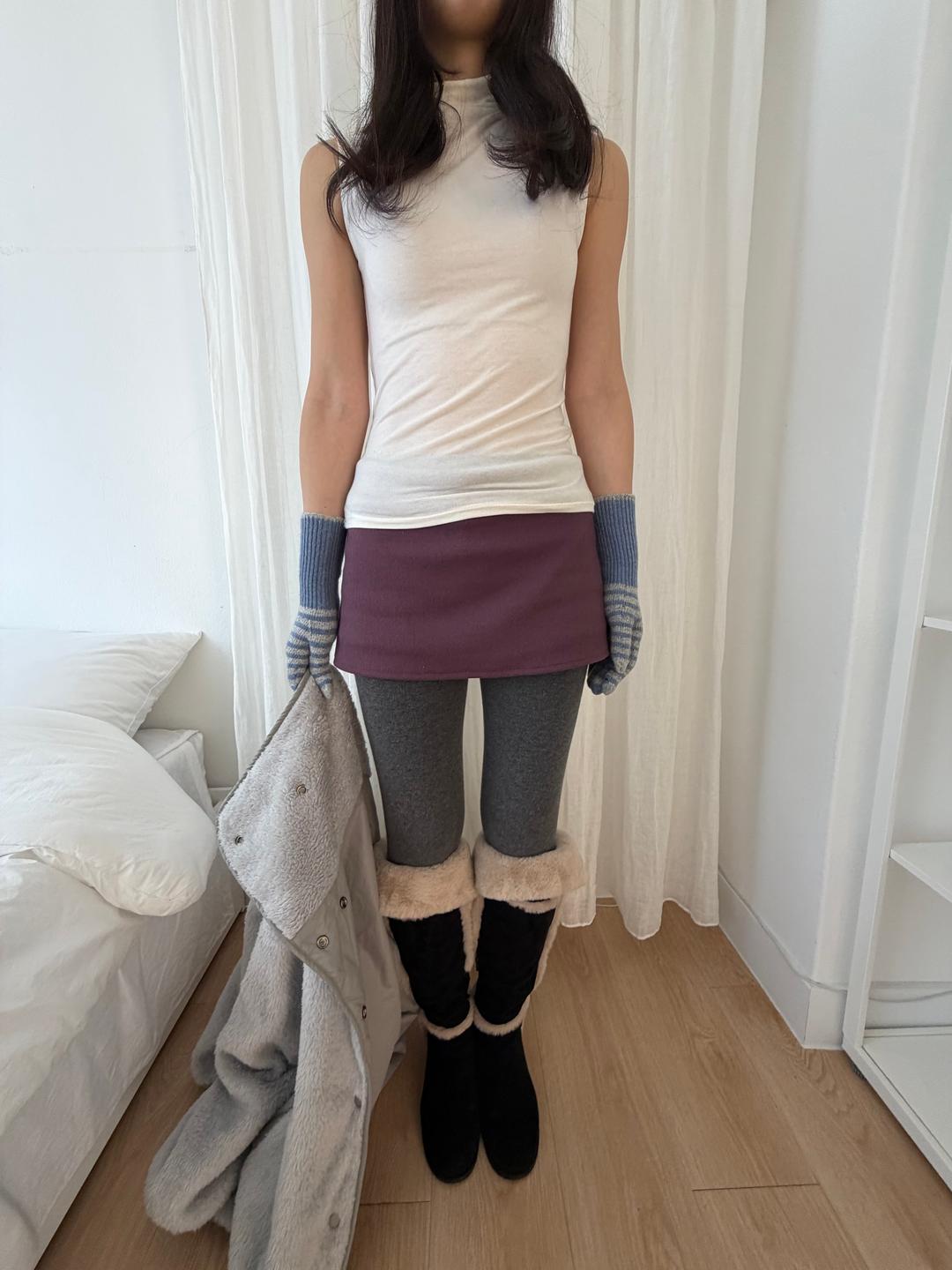 키이라 덴버 로우 미니스커트(속바지내장)