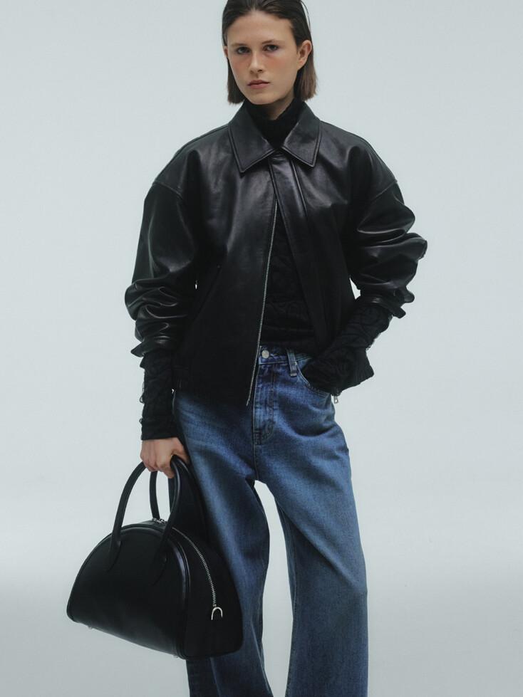 ITALIAN LAMBSKIN BLOUSON_BLACK