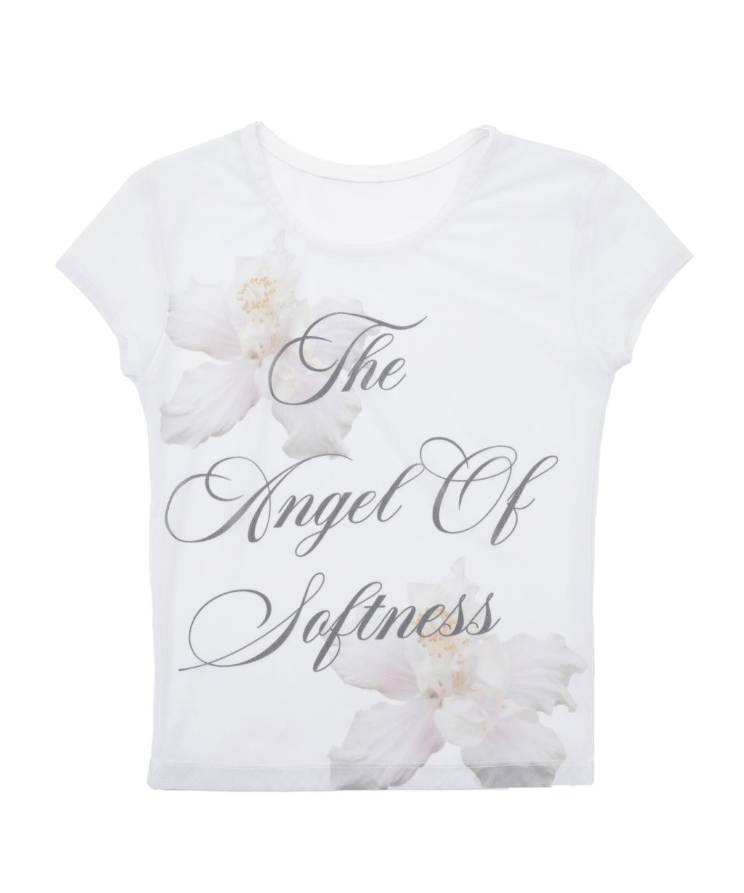 시스루 반팔 티셔츠_화이트