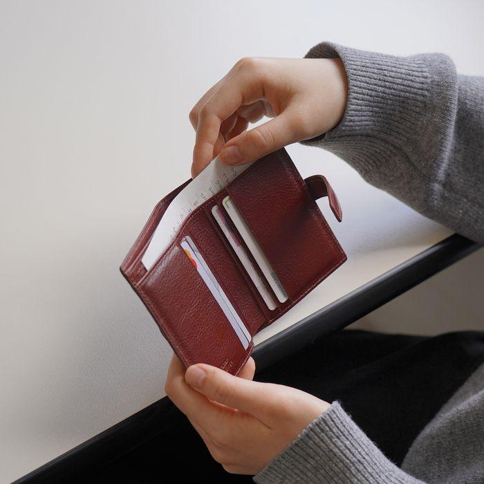 Letters Wallet / Dark amber