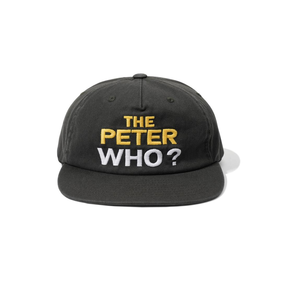 5-PANEL WHO PETER CAP - CHARCOAL