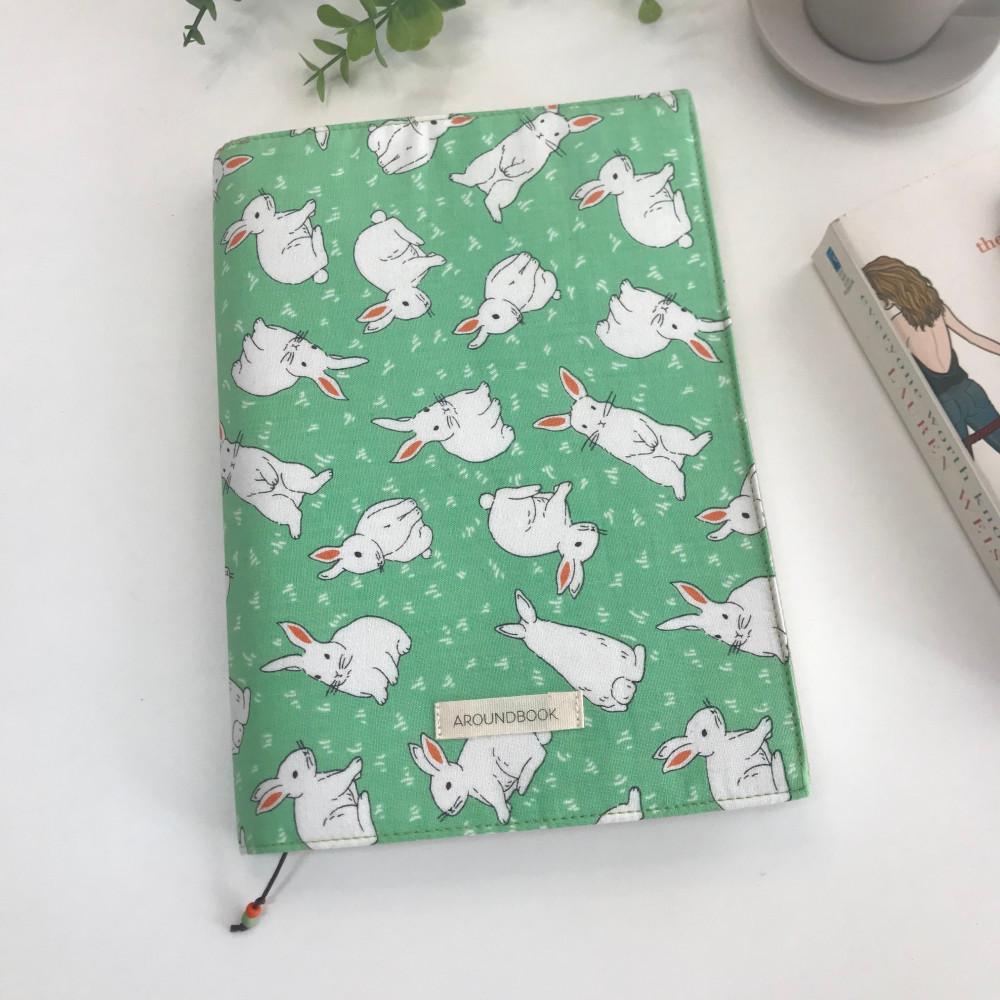 어라운드북 그린토끼 북커버