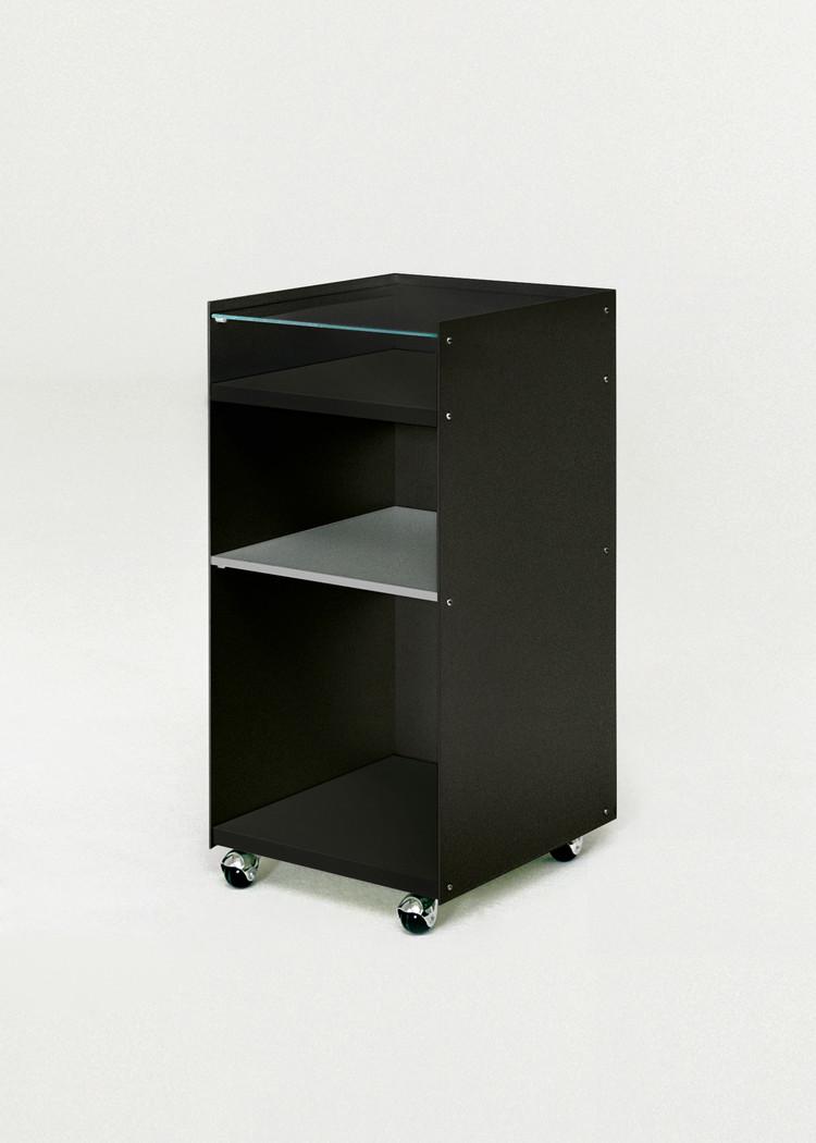 Open Cabinet - Solid Black