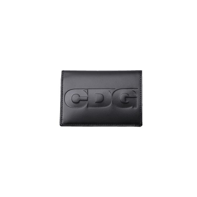 꼼데가르송 CDG 엠보싱 로고 카드지갑 블랙 SZ-K903-051-1