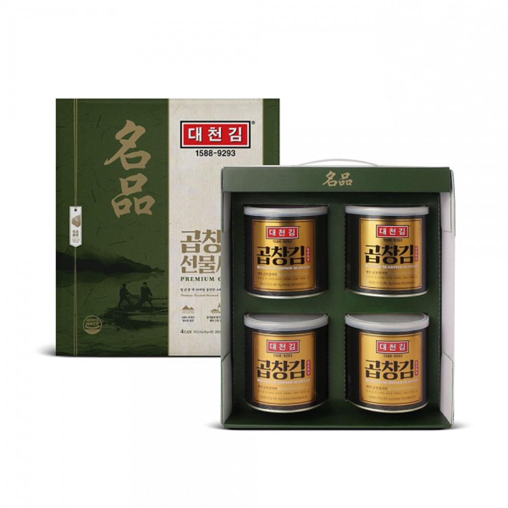 대천김 곱창김 명품 캔김선물세트 4캔 / 6캔 / 8캔 / 12캔 / 15캔 [원산지:국산(충청남도 보령시) 등]