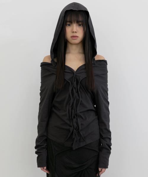 Braided Cardigan (FL-106_Black)