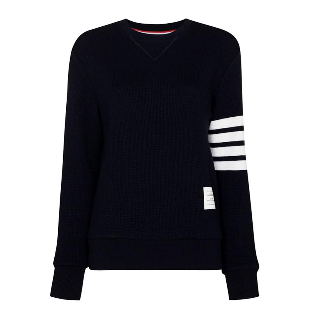 톰브라운 여성 사선완장 와플 엔지니어드 캐시미어 니트 FJT213A J0012 415