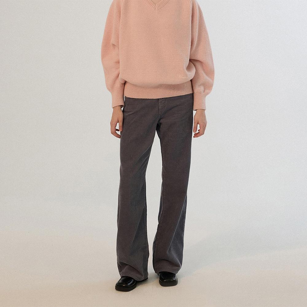 Corduroy Straight Pants - Vintage Blue