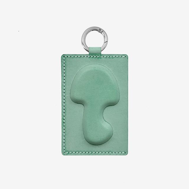버섯 키링 카드 지갑 Mushroom Keyring card wallet - Green