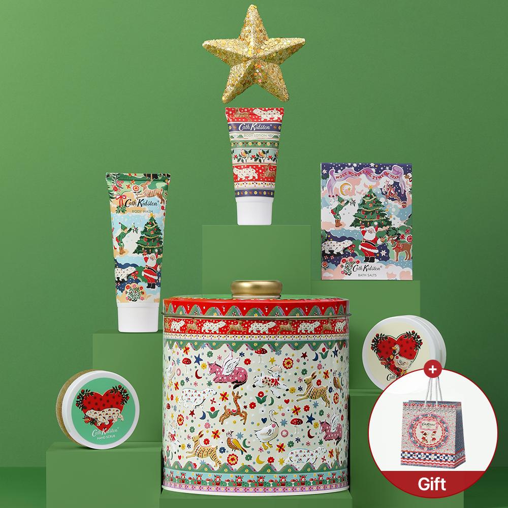 [단독/2025홀리데이] 캐스키드슨 핸드&바디 틴 세트(5종) + 쇼핑백 증정