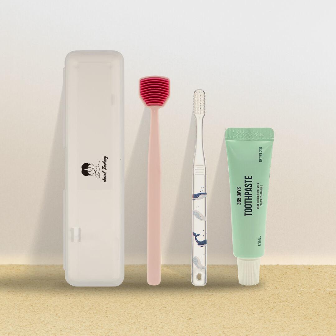 칫솔공장 - 한달살기세트 (베러댄피카소-이중미세모)