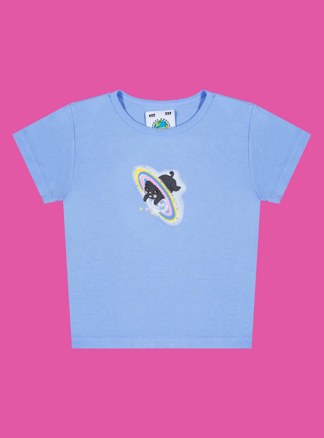 Cosmic Nightmare Tee - XS / Baby Blue