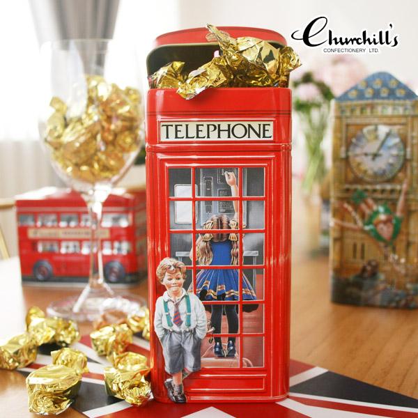 [감사선물]영국에서 온 처칠캔디 텔레폰 키오스크 잉글리쉬 토피 카라멜 200g