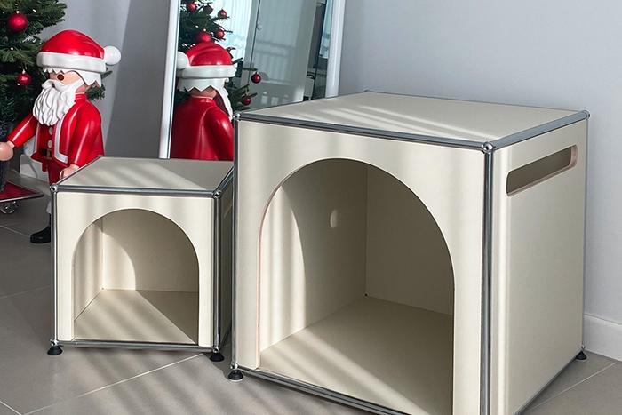 친환경 완제품 모듈 미드센츄리 모던 반려동물 하우스 15color