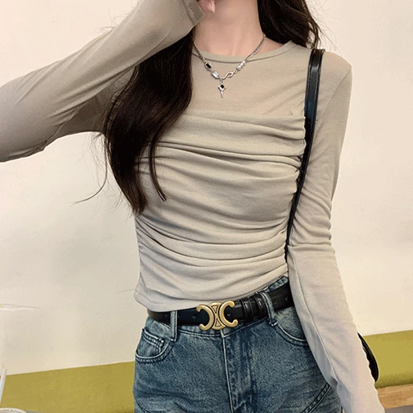 [1+1/여리여리] 티엔 셔링 슬림핏 티셔츠 - tt28967