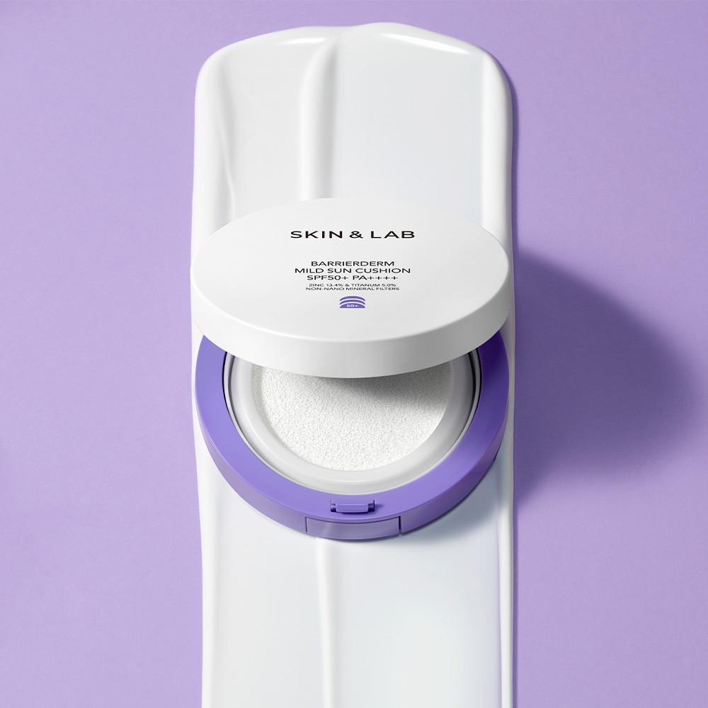 스킨앤랩 베리어덤 마일드 선쿠션 세트(본품15g +리필 15g) [SPF 50+ PA++++]