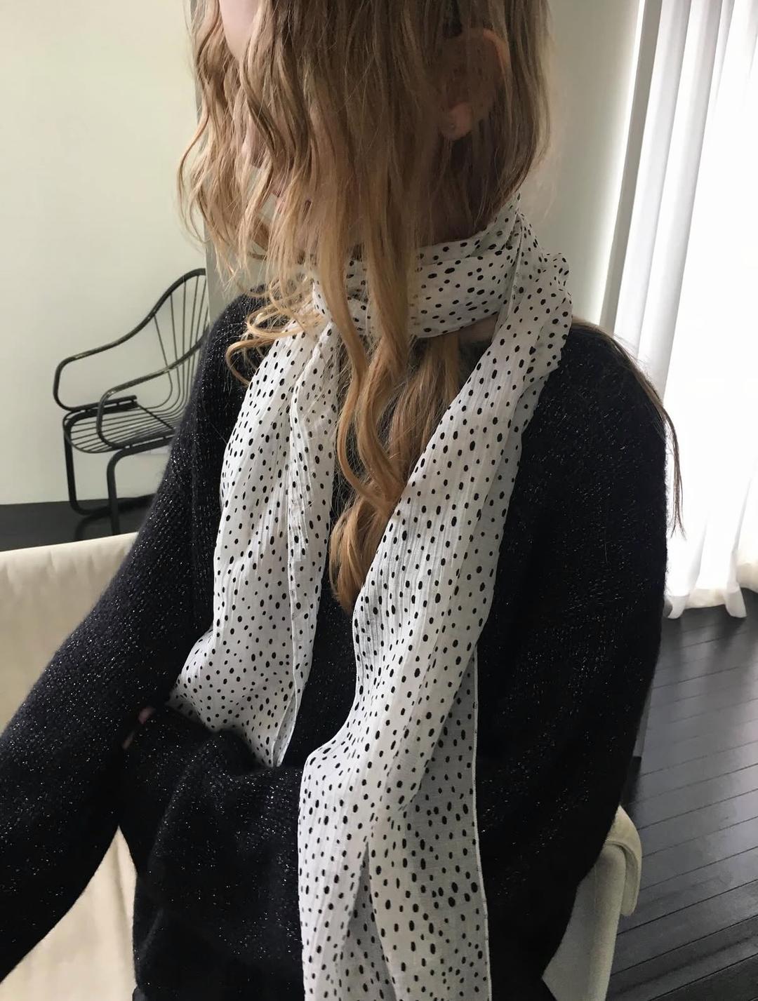 Soapy Dot Scarf