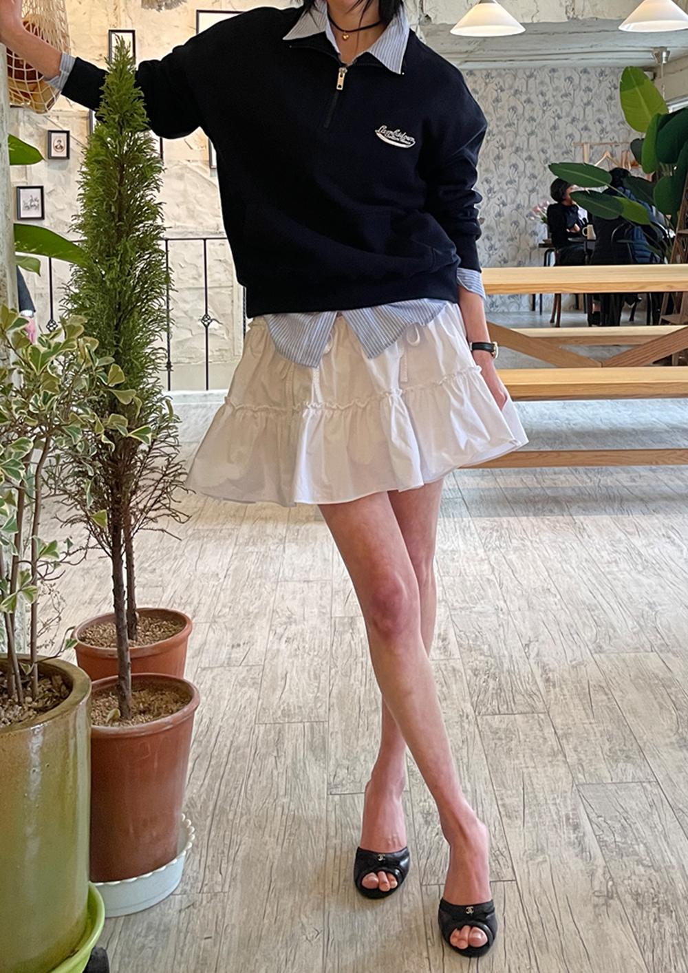 리본 레이스 스커트